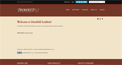 Desktop Screenshot of deerfieldleathers.com